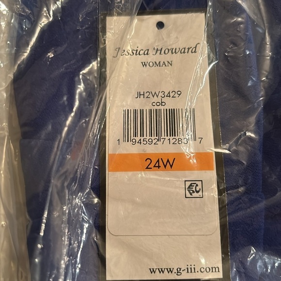 Jessica Howard Women's Chiffon Tiered Sleeveless-Cocktail Or Party new - Picture 8 of 9